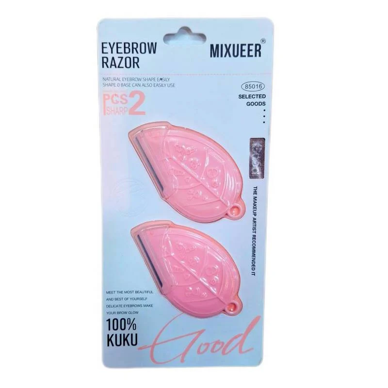 تیغ اصلاح ابرو میکسیور طرح برگ بسته 2 عددی  کد 85016